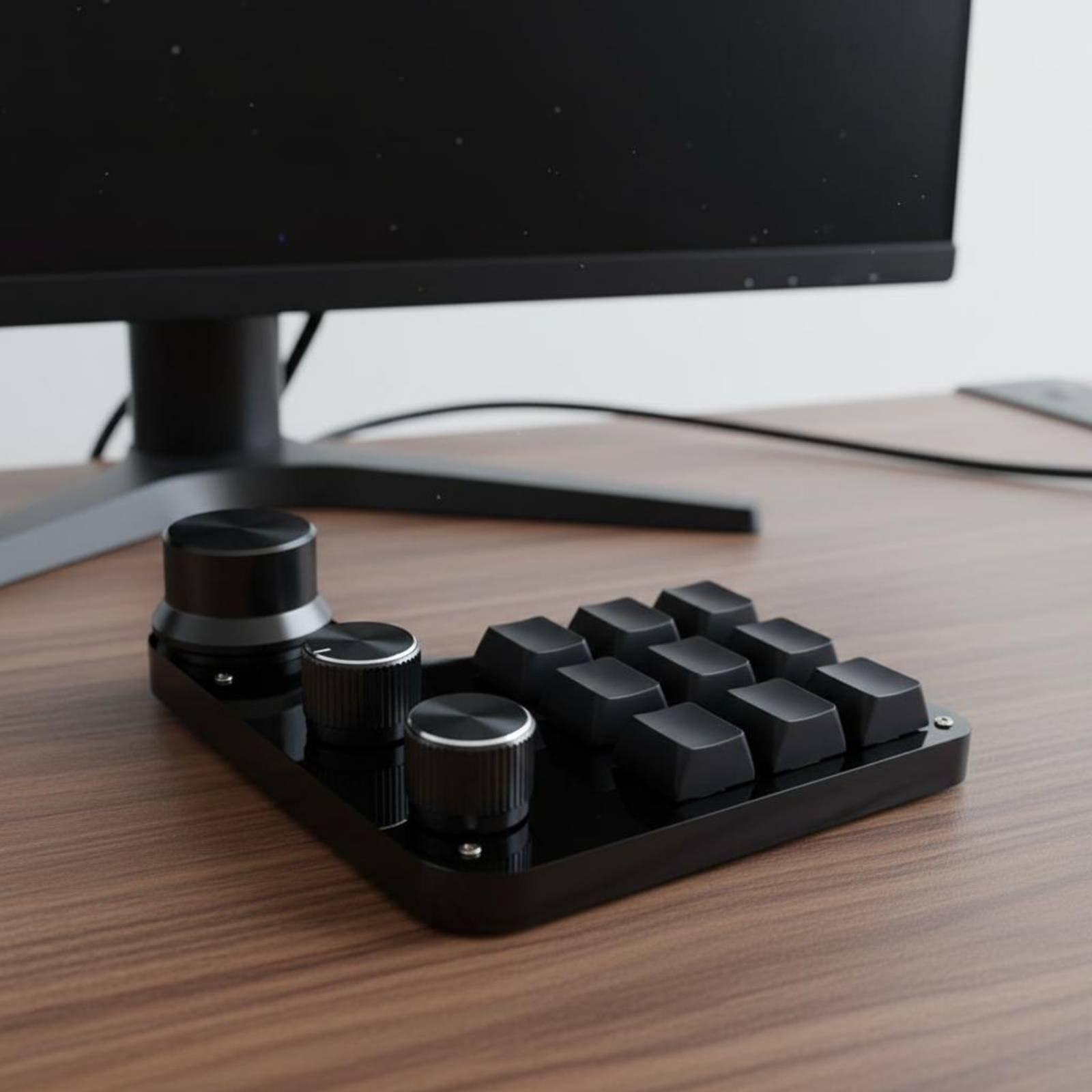 Gaming Keyboard Mechanical - Mechaniczna klawiatura do gier z pokrętłami,