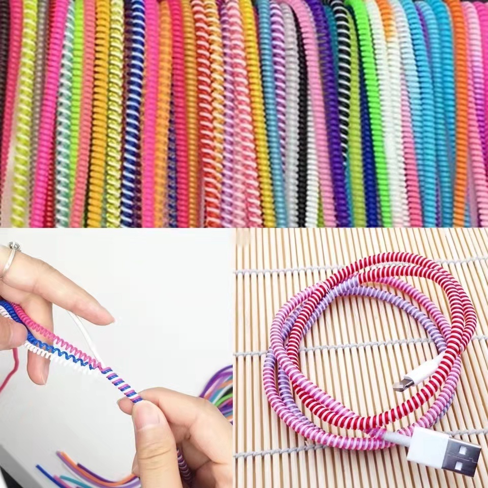Coiled Usb Cable - Ochraniacz kabla USB spiralny TPU do