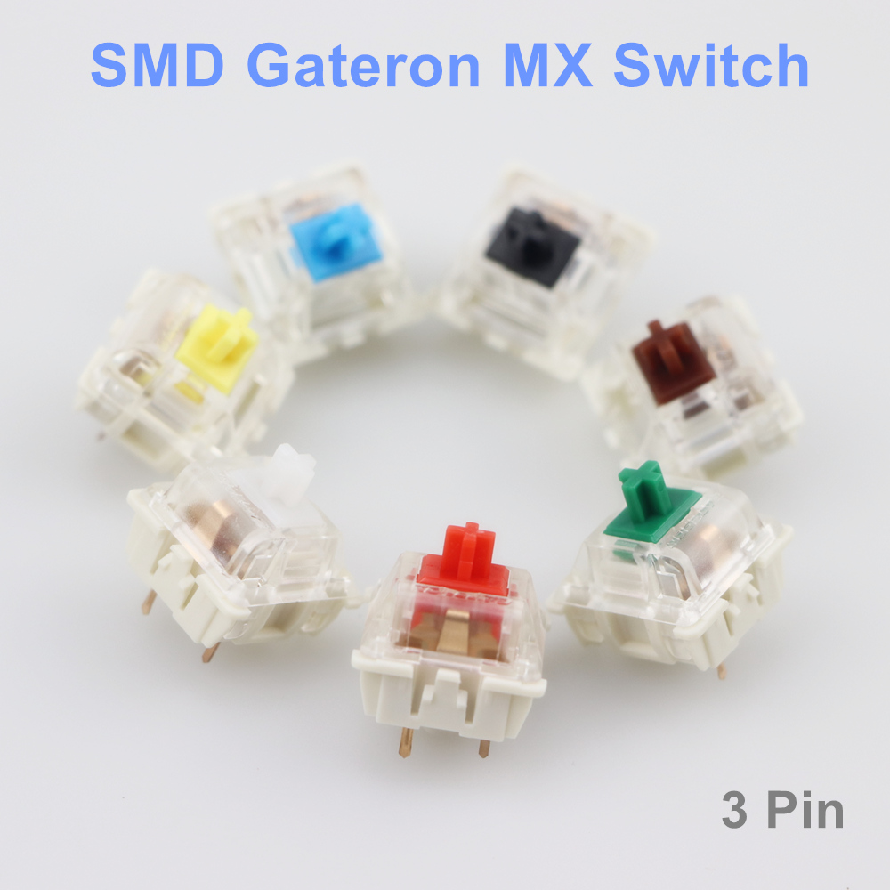 Keyboard Gaming Blue Switch - Gateron SMD przełączniki czarny czerwony brązowy