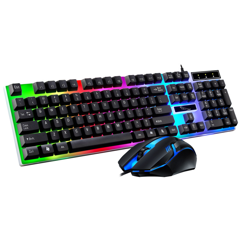 Gaming Keyboard Mouse Combo - Klawiatura do gier RGB Zestaw klawiatury