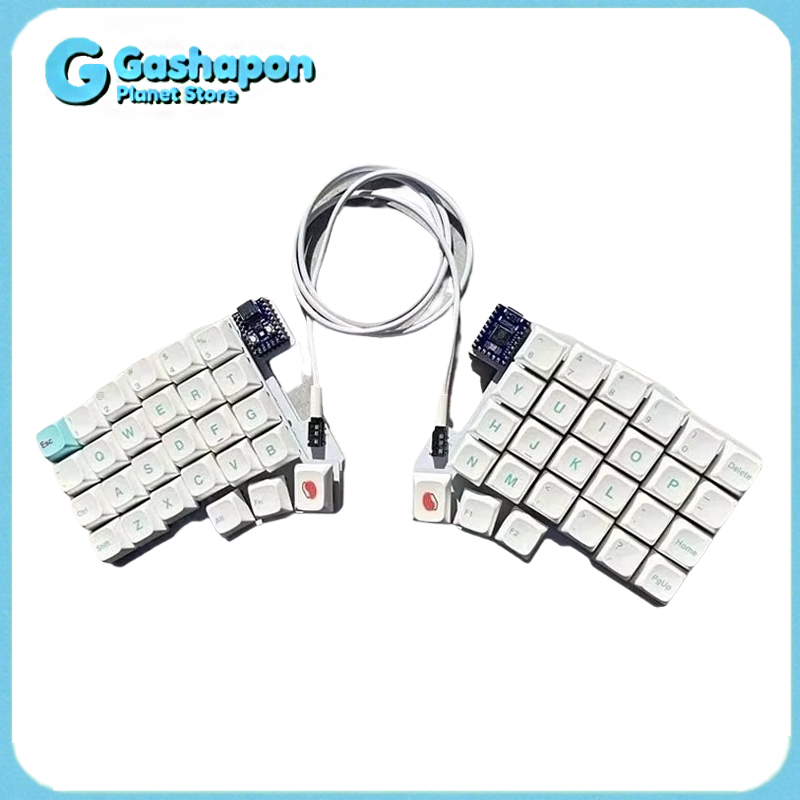 Gaming Keyboard Hot Swappable - Silakka54 Ergonomiczna Rozdzielcza Klawiatura Mechaniczna Hot