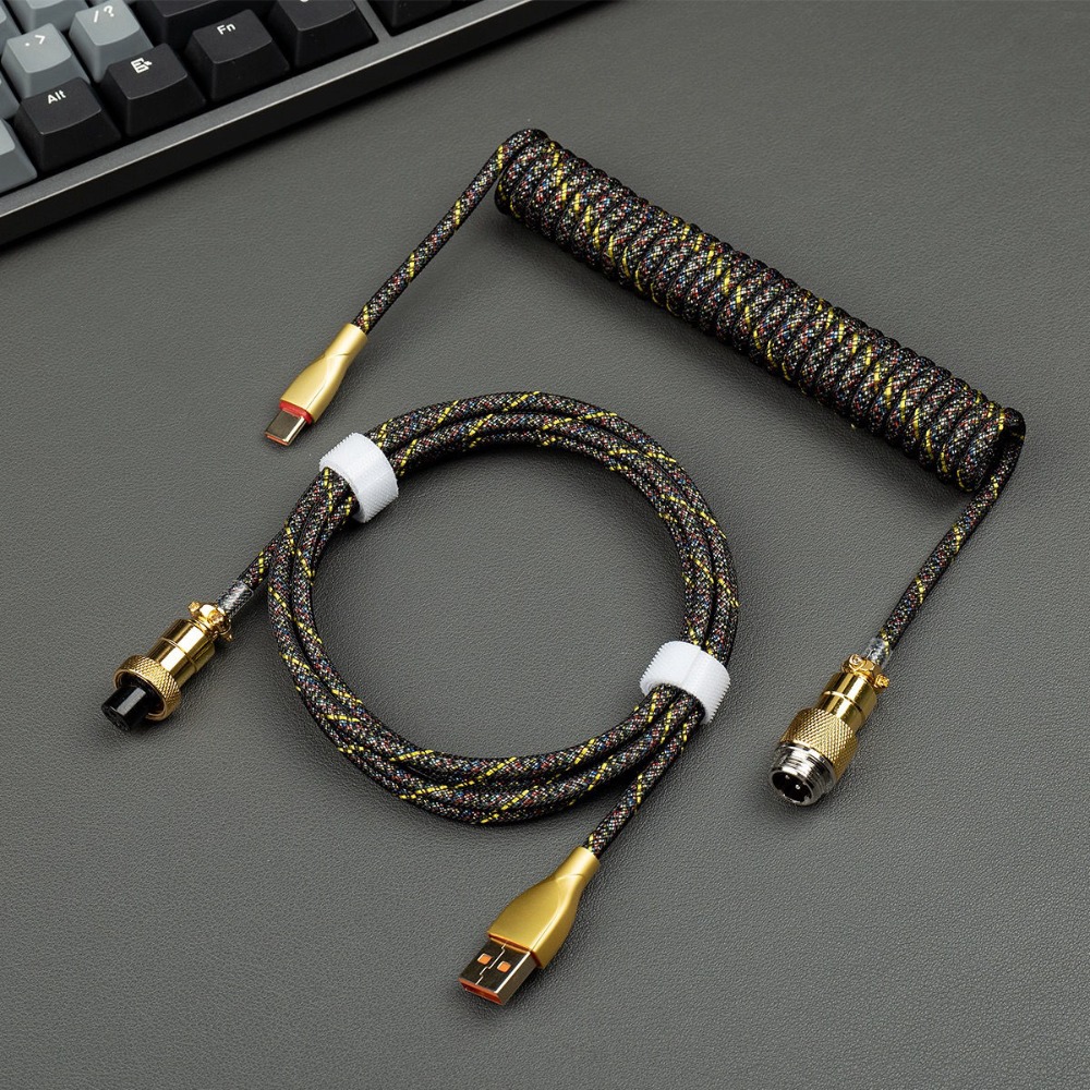 Gaming Keyboard Magnetic Switches - Kabel USB-C do USB-A w stylu