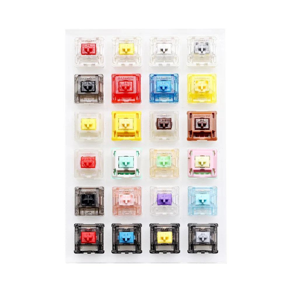Keyboard Gaming Blue Switch - Przełącznik akrylowy Tester Gateron przełącznik Huano