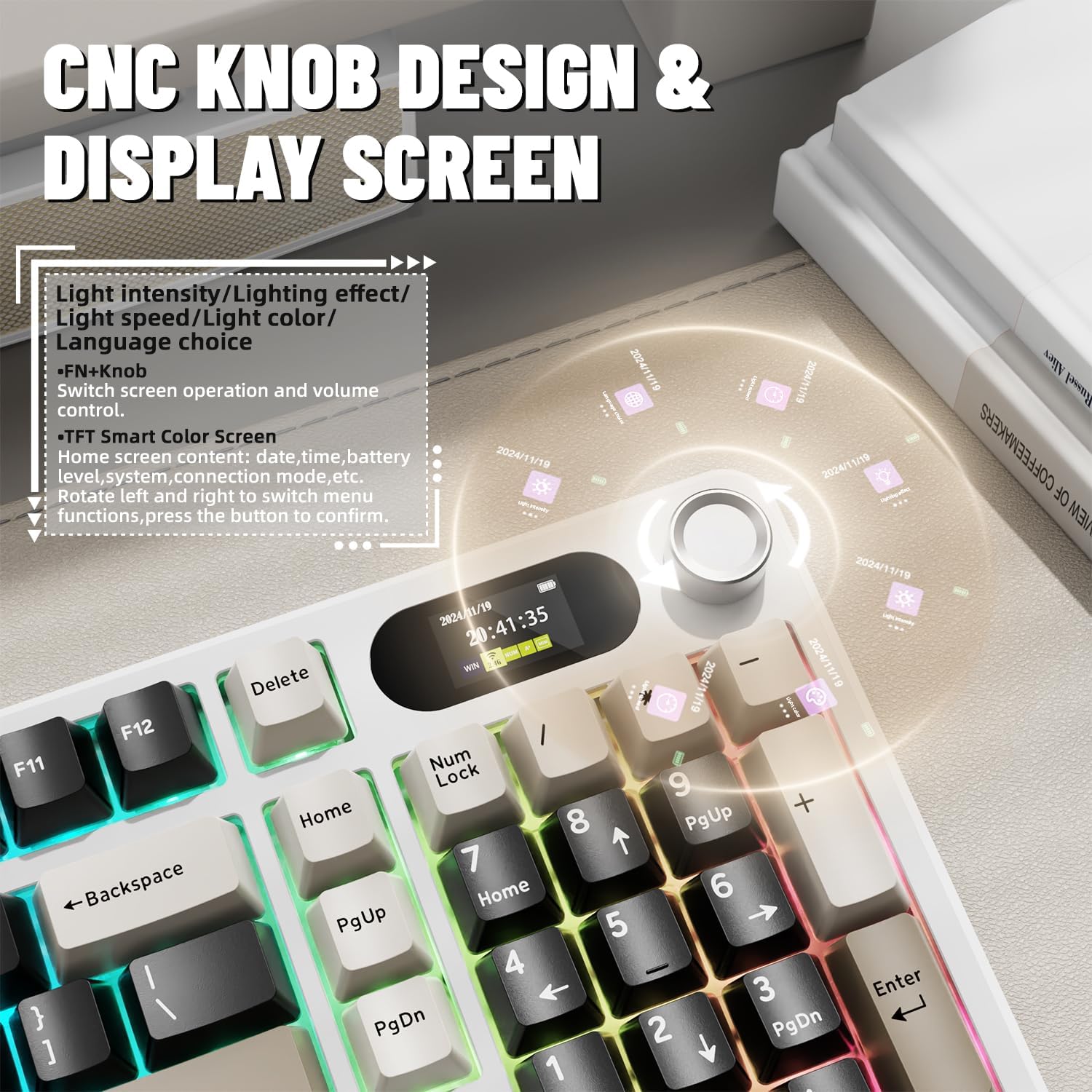 Bezprzewodowa klawiatura mecha – Gaming Keyboard Thocky recenzja i cena