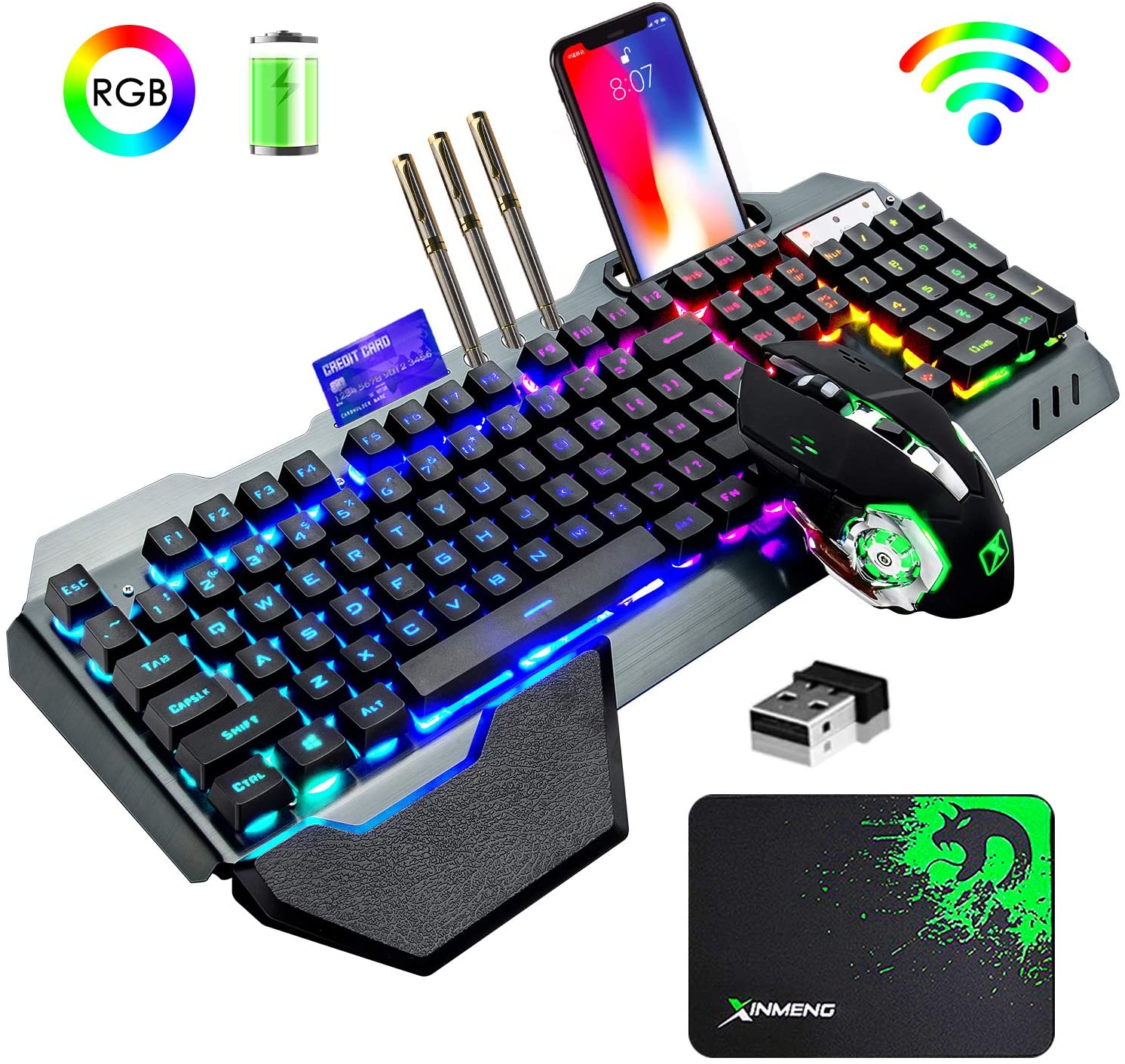 Bezprzewodowa klawiatura i mys – Gaming Keyboard Mouse Combo recenzja i cena
