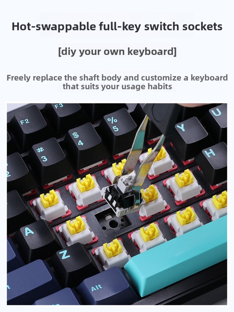 AULA F87 Pro Bezprzewodowa Kla – Gaming Keyboard Thocky recenzja i cena