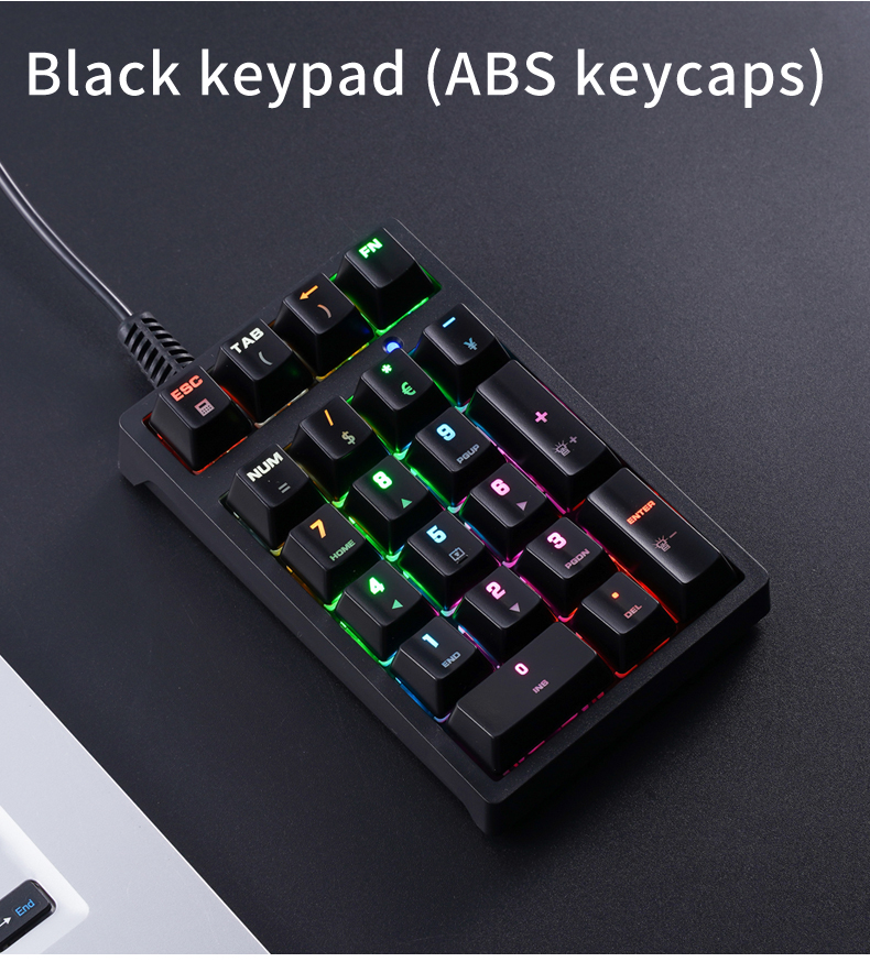 Klawiatura numeryczna T21 Mini – Keyboard Gaming Blue Switch recenzja i cena