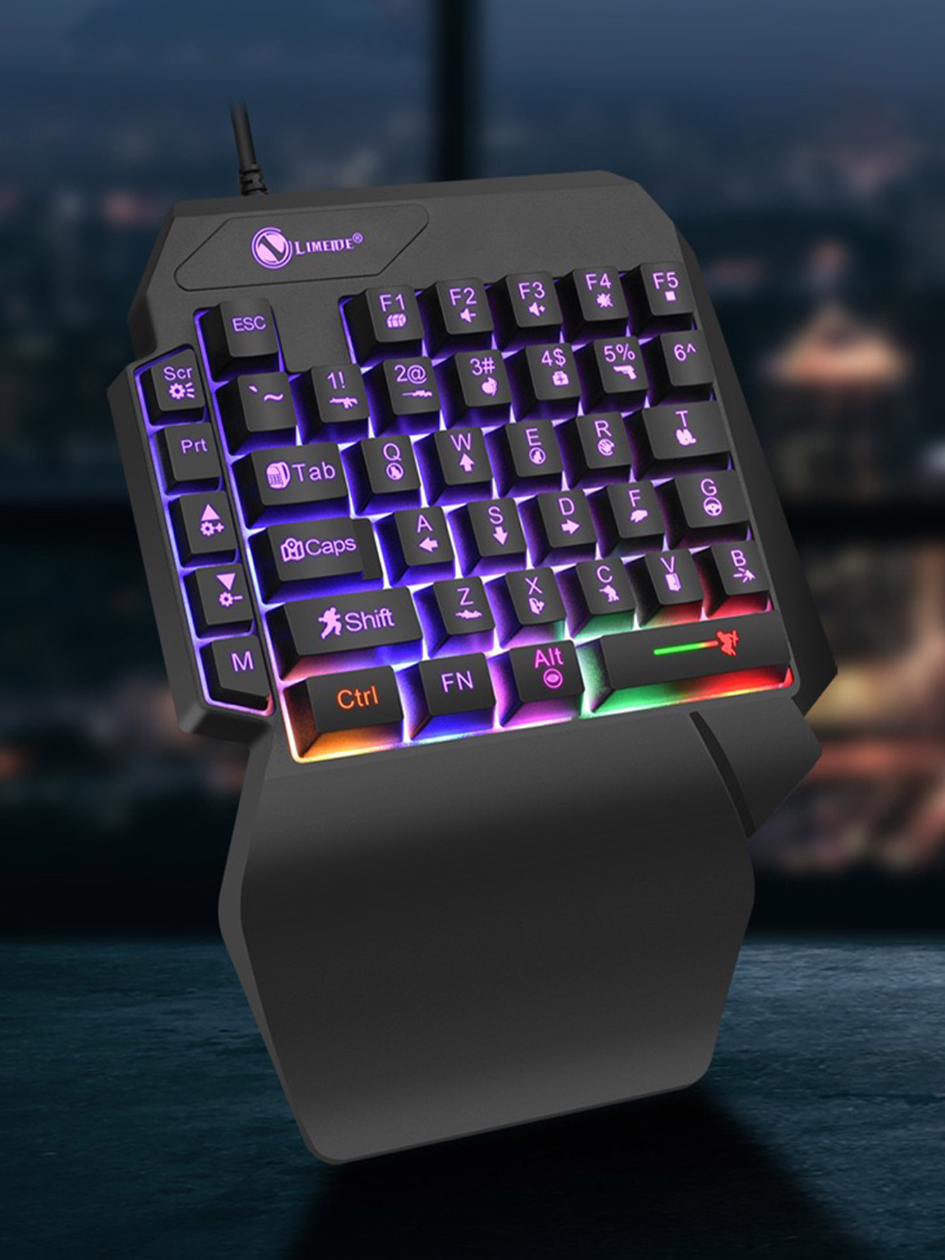 Mechaniczna jednoręczna przewo – Gaming Keyboard Half recenzja i cena