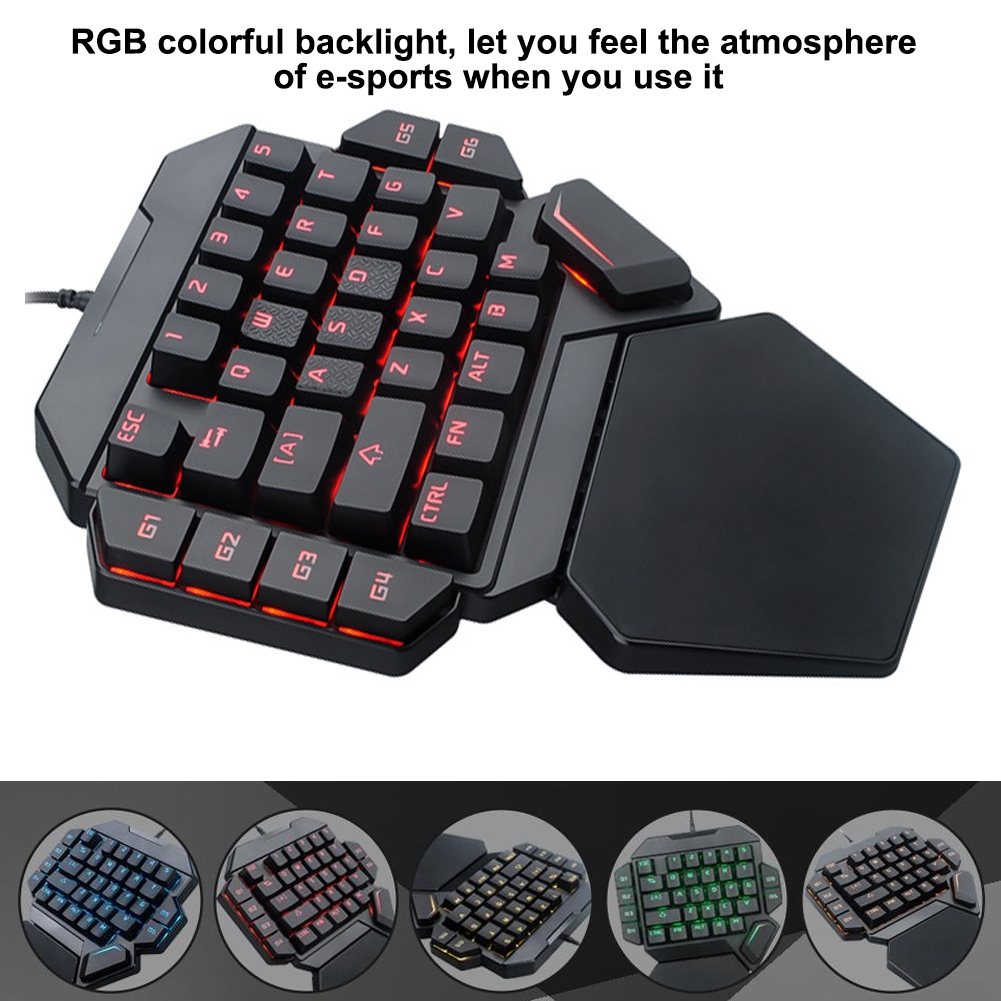 Klawiatura Blacklight Jednoręc – Gaming Keyboard Half recenzja i cena