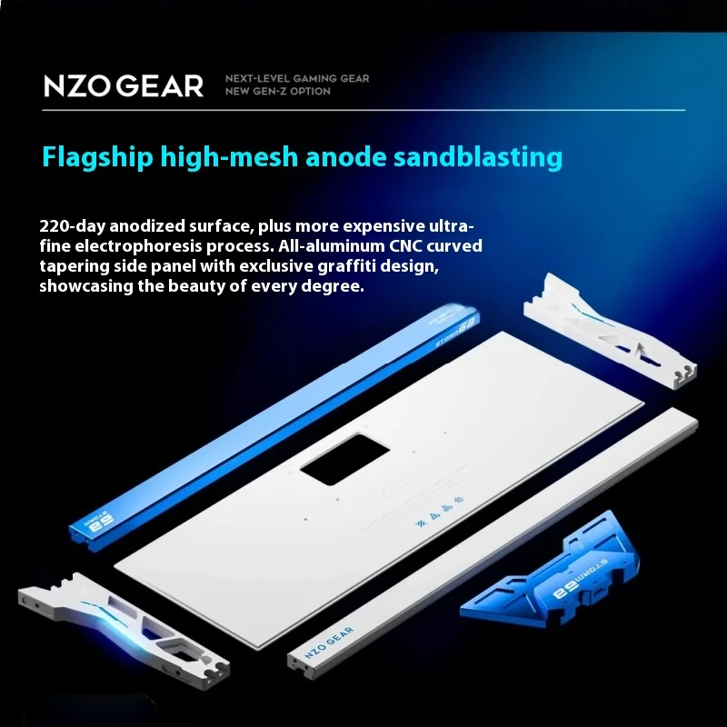 Klawiatura gamingowa NZO STORM – Gaming Keyboard Magnetic Switches recenzja i cena
