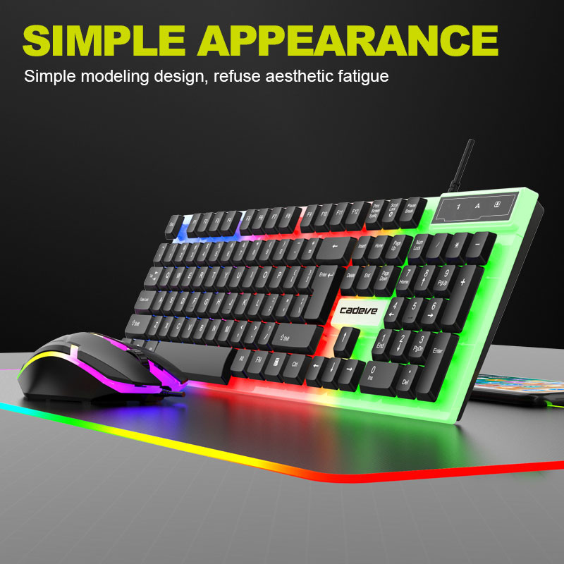 APAYADO LDK9122 Zestaw Klawiat – Gaming Keyboard Mouse Combo recenzja i cena