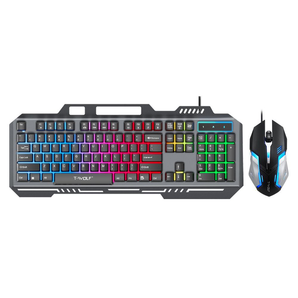 T WOLF TF600 Podświetlana prze – Gaming Keyboard Mouse Combo recenzja i cena
