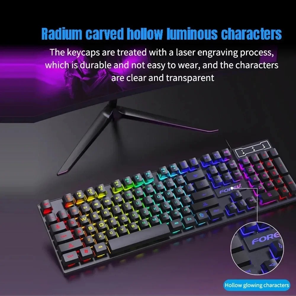 Kebidumei 104 – podświetlana k – Gaming Keyboard Half recenzja i cena