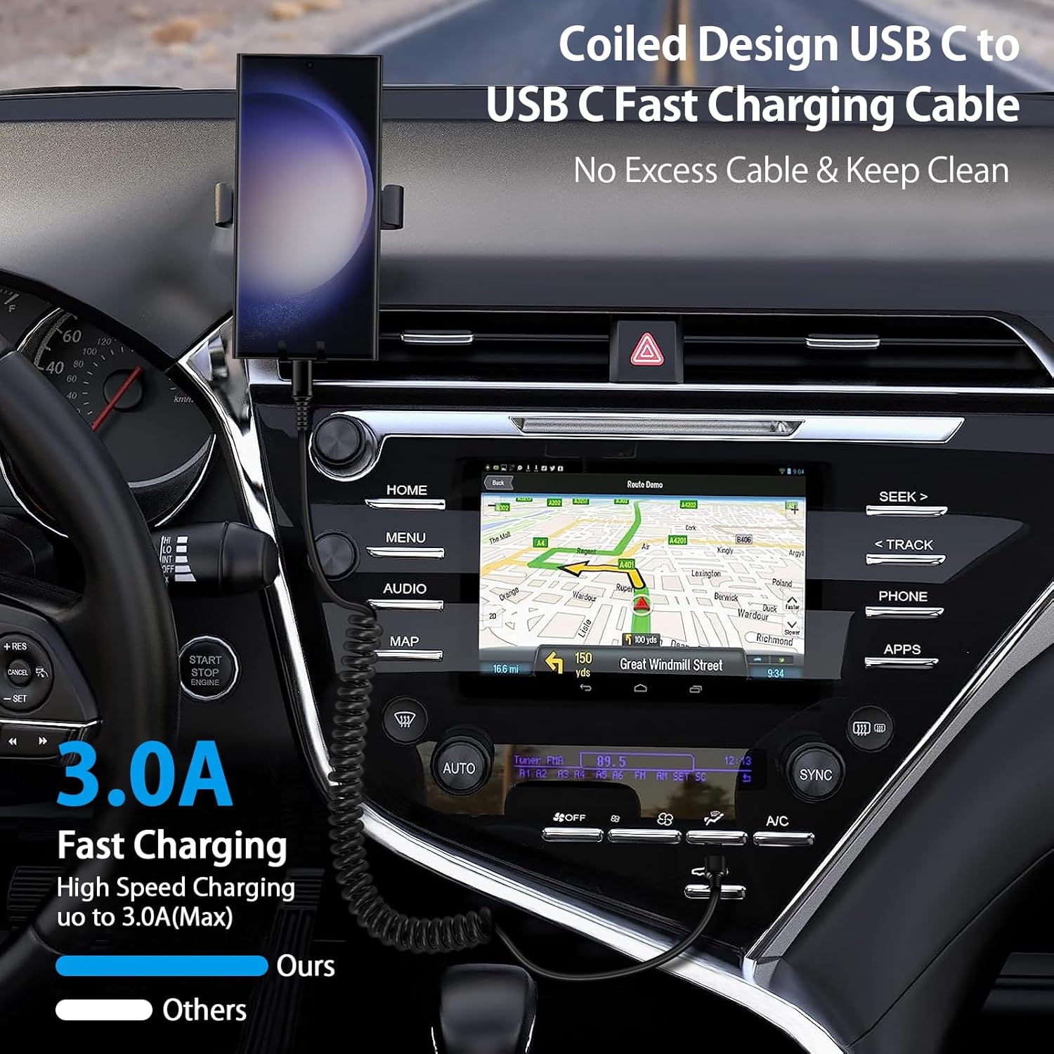 Kabel Android Auto USB C do US – Coiled Usb Cable recenzja i cena